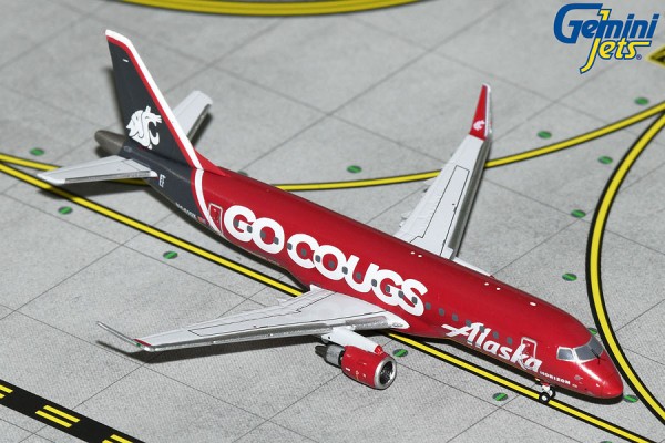 GeminiJets Embraer 175 Alaska Horizon Air "Go Cougs" N661QX 1:400 Modellflugzeug