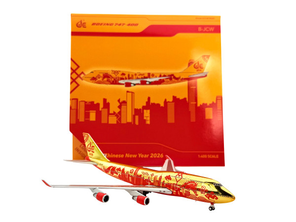 JC Wings Boeing 747-400 Fantasy Model "2026 CNY, Year of the Horse" 1:400 Modellflugzeug