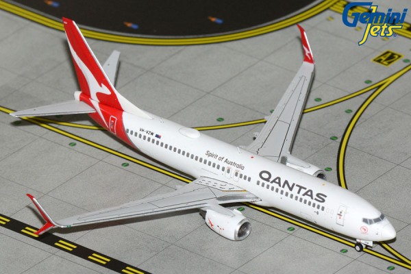 GeminiJets Boeing 737-800 Qantas VH-VZW 1:400 Modellflugzeug