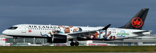 JC Wings Airbus A220-300 Air Canada "Zootopia 2" C-FHMO 1:400 Modellflugzeug