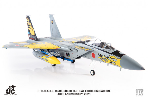 JC Wings McDonnell Douglas F-15J Eagle JASDF Japan 40th Anniversary,2021 1:72 Modellflugzeug