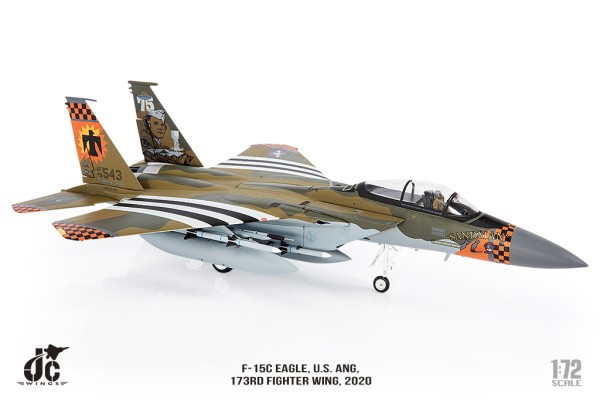 McDonnell Douglas F-15C Eagle U.S. ANG 173rd Fighter Wing 2020 Scale 1/72