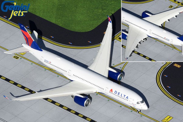 Airbus A350-900 Delta Air Lines "The Delta Spirit" Flaps Down Version N502DN Scale 1/400 +++
