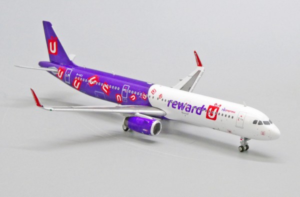 JC Wings Airbus A321-200 Hong Kong Express "Reward-U" B-LEJ