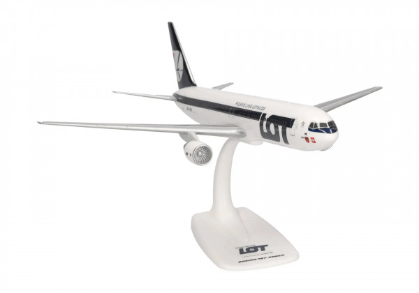 Herpa Snap-Fit Boeing 767-300 LOT Polish SP-LPB 1:200 Modellflugzeug
