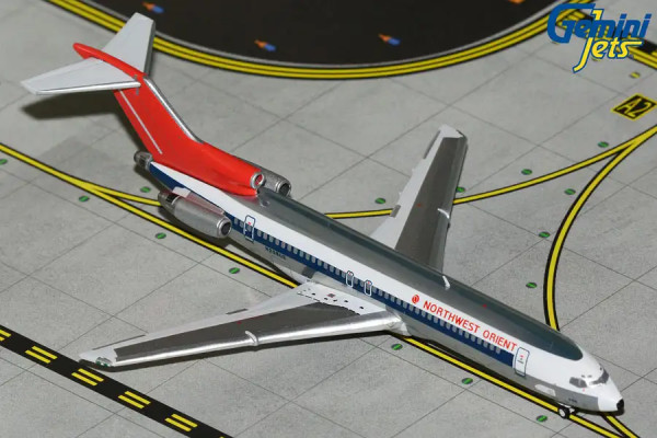 GeminiJets Boeing 727-200 Northwest Orient 1980s "thermometer" N298US 1:400 Modellflugzeug