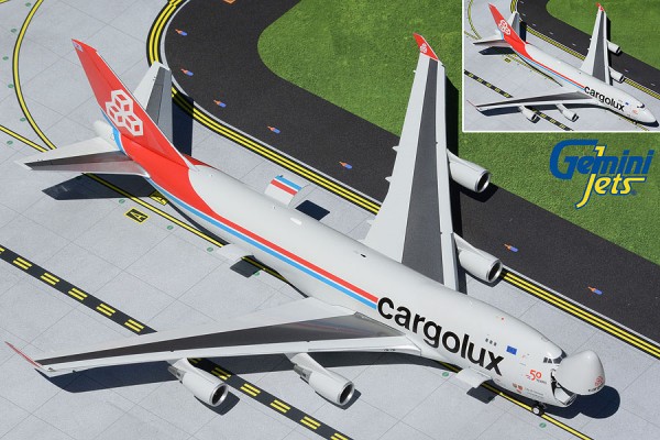Boeing 747-400ERF Cargolux Airlines Intl. (Interactive Series) LX-LXL Scale 1/200