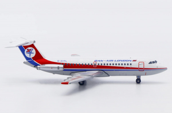JC Wings British Aircraft Corporation BAC 1-11-200 Dan-Air London G-ATTP 1:400 Modellflugzeug