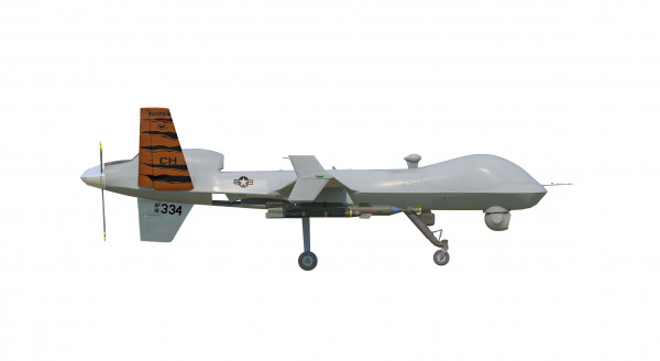 Herpa Wings General Atomics MQ-9A Reaper U.S. Air Force USAF 11th Attack Squadron, 25th Attack Wing, Creech - "Tiger" 16-4334 1:72 Modellflugzeug