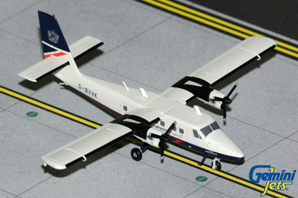 GeminiJets de Havilland Canada DHC-6-300 Twin Otter British Airways Loganair "Landor" G-BVVK 1:200 Modellflugzeug