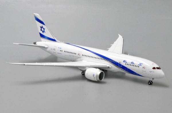 JC Wings Boeing 787-8 El Al Israel 4X-ERB 1:400 Modellflugzeug
