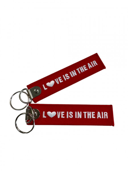 Schlüsselanhänger "Love is in the Air" 130 x 30 mm