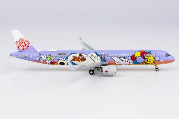 Airbus A321neo China Airlines "Pikachu Jet CI cs" B-18101 Scale 1/400