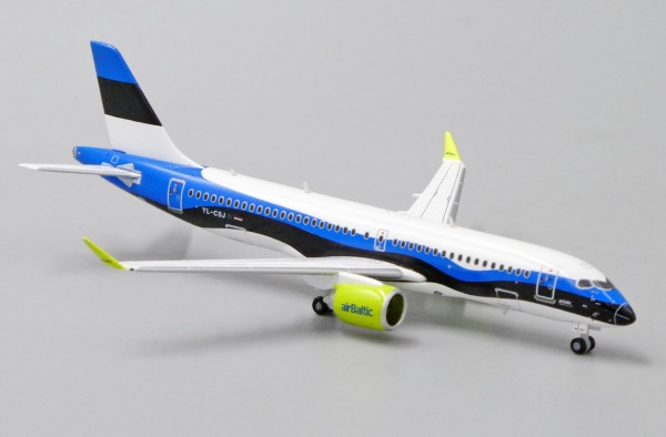 Airbus A220-300 Air Baltic "Estonian Flag Livery" YL-CSJ Scale 1/400
