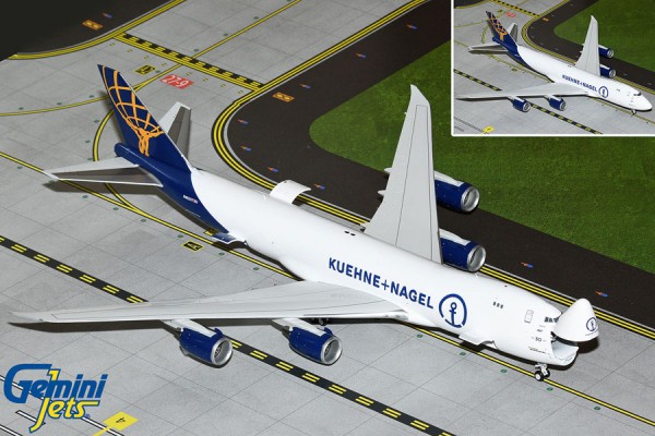 GeminiJets Boeing 747-8F Atlas Air Kühne & Nagel "Second to Last 747" N862GT 1:200 Modellflugzeug
