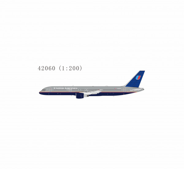 NG Model Boeing 757-200 United "blue tulip" N510UA 1:200 Modellflugzeug