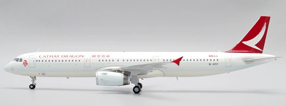 JC Wings Airbus A321-200 Cathay Dragon B-HTF 1:200 Modellflugzeug