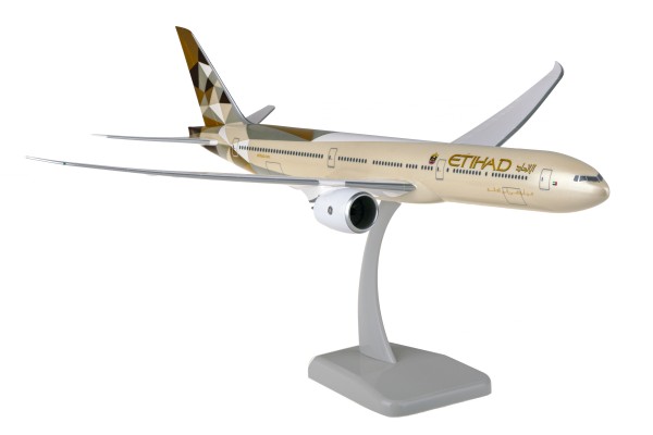 Boeing 777-9X without landing gear Etihad Airways Scale 1/200