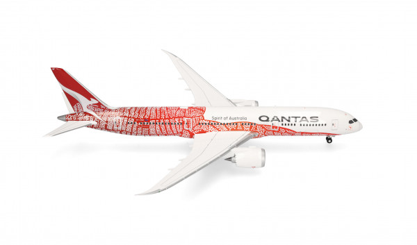 Herpa Wings Boeing 787-9 Qantas "Yam Dreaming" VH-ZND 1:200 Modellflugzeug