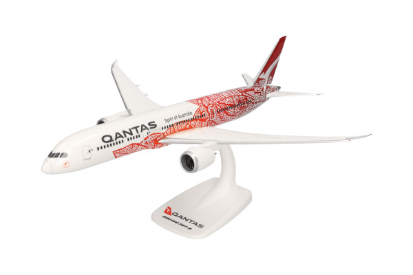 Herpa Snap-Fit Boeing 787-9 Qantas "Yam Dreaming" VH-ZND 1:200 Modellflugzeug