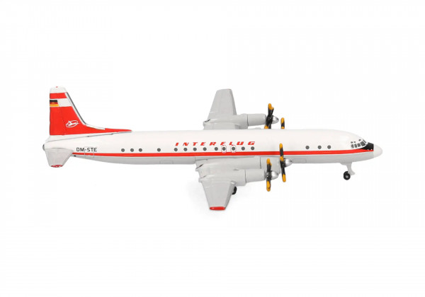 Herpa Wings Ilyushin IL-18 Interflug DM-STE 1:500 Modellflugzeug