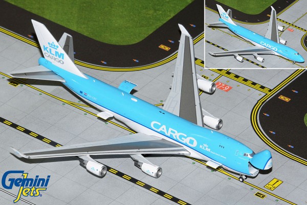 Boeing 747-400ERF KLM Cargo/Martinair Interactive Series PH-CKC Scale 1/400