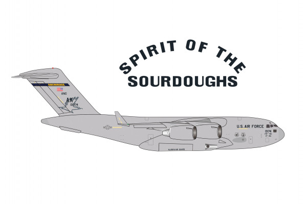 Herpa Wings Boeing C-17A Globemaster III U.S. Air Force USAF AS Elmendorf 1:500 Modellflugzeug