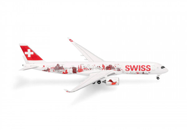 Herpa Wings Airbus A350-900 SWISS HB-IFA 1:500 Modellflugzeug
