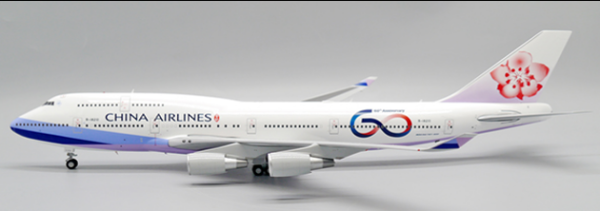 JC Wings Boeing 747-400 China Airlines "60th Anniversary" B-18210 1:200 Modellflugzeug