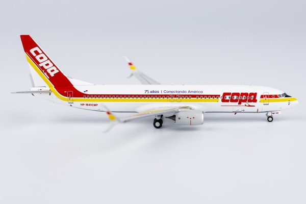 Boeing 737-800 with scimitar winglets Copa Airlines "Retro livery" HP-1841CMP Scale 1/400