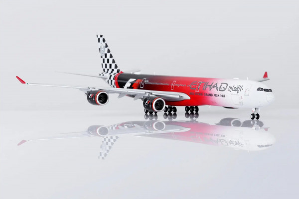 HX Models Airbus A340-600 Etihad "Abu Dhabi GP 2014" Flaps Down A6-EHJ 1:400 Modellflugzeug