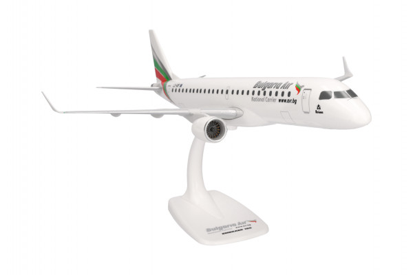 Herpa Snap-Fit Embraer 190 Bulgaria Air LZ-SOF 1:200 Modellflugzeug