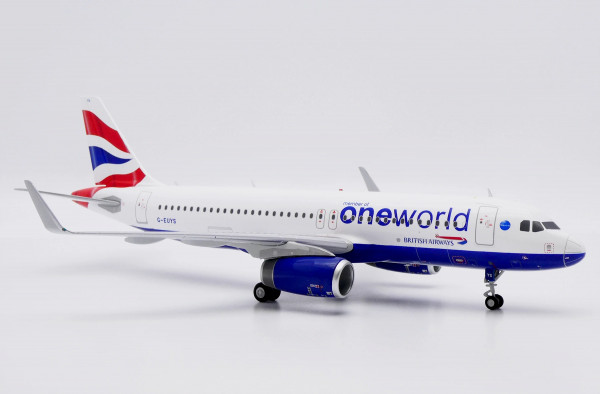 JC Wings Airbus A320-200 British Airways "Oneworld" G-EUYS 1:200 Modellflugzeug
