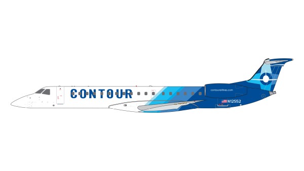 Embraer ERJ-145LR Contour Airlines N12552 Scale 1/400
