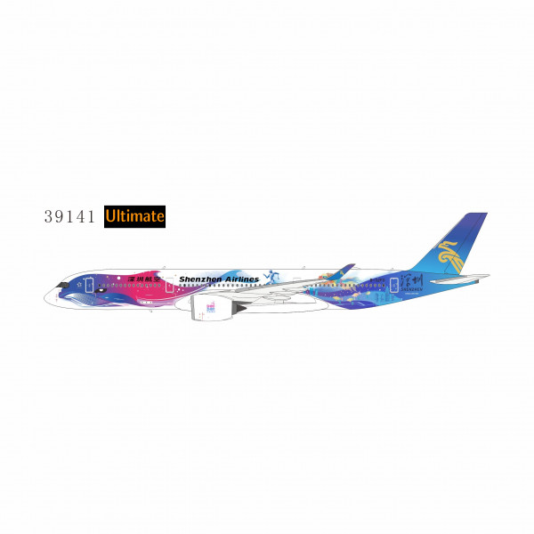 NG Model Airbus A350-900 Shenzhen "Amazing Shenzhen" Ultimate B-32F0 1:400 Modellflugzeug
