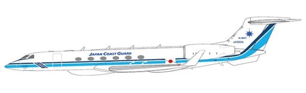 Gulfstream G-V Japan Coast Guard JA500A Scale 1/200