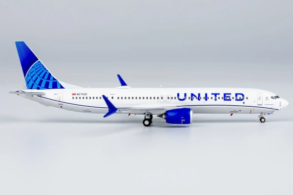 NG Model Boeing 737-MAX9 United "Blue Evolution" N27520 1:400 Modellflugzeug