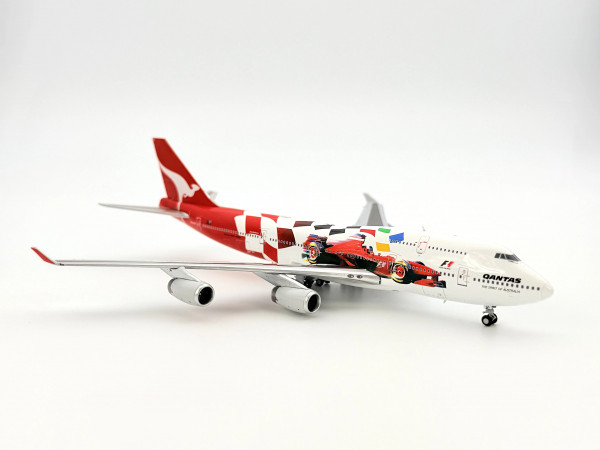 JC Wings Boeing 747-400 Qantas "Formula 1" VH-OJC 1:400 Modellflugzeug