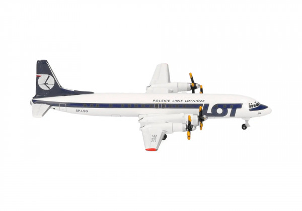 Herpa Wings Ilyushin IL-18 LOT Polish late colors SP-LSG 1:500 Modellflugzeug