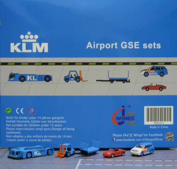 GSE Set 1 KLM Royal Dutch Airlines Scale 1/200