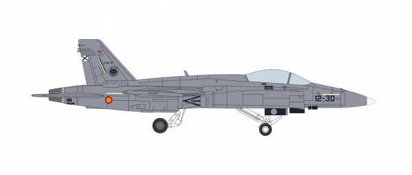 Herpa Wings McDonnell Douglas F/A-18 Hornet Spanish Air Force Ala 12, Torrejón 1:200 Modellflugzeug