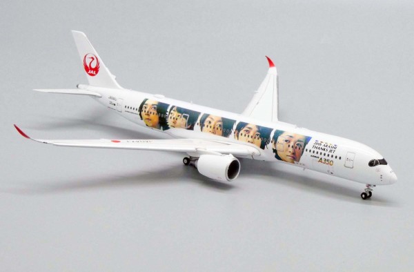Airbus A350-900XWB Japan Airlines "20th Arashi Thanks" Flaps Down JA04XJ Scale 1/400 Limited 140pcs