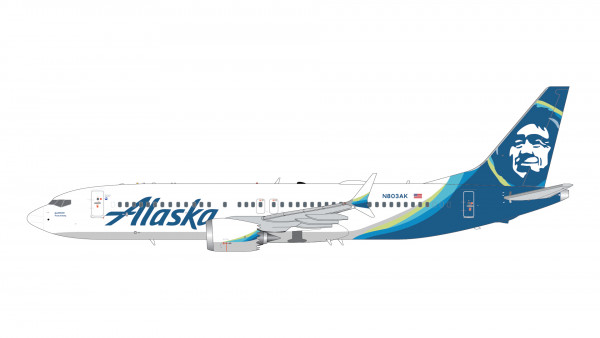GeminiJets Boeing 737-MAX8 Alaska N803AK 1:200 Modellflugzeug