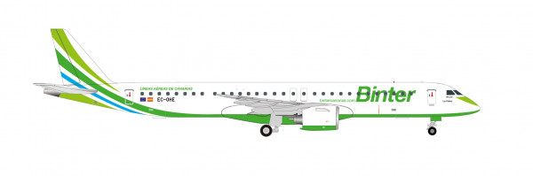 Herpa Wings Embraer E195-E2 Binter Canarias EC-OHE 1:500 Modellflugzeug
