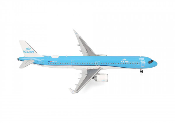 Herpa Wings Airbus A321neo KLM "Landkaartje / Map Butterfly" PH-AXE 1:200 Modellflugzeug