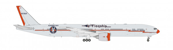 Herpa Wings Boeing 777-300ER American "Flagship Heritage" N735AT 1:500 Modellflugzeug