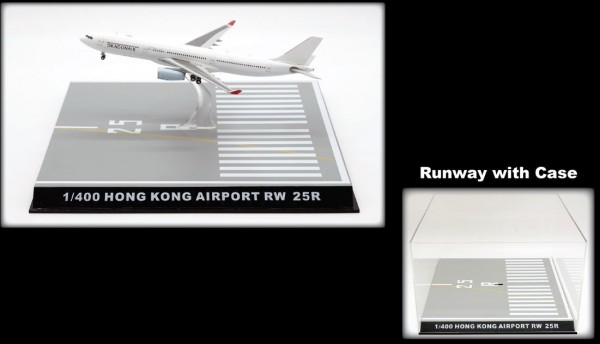 Hong Kong Airport Runway 25R Display Case Scale 1/400 #