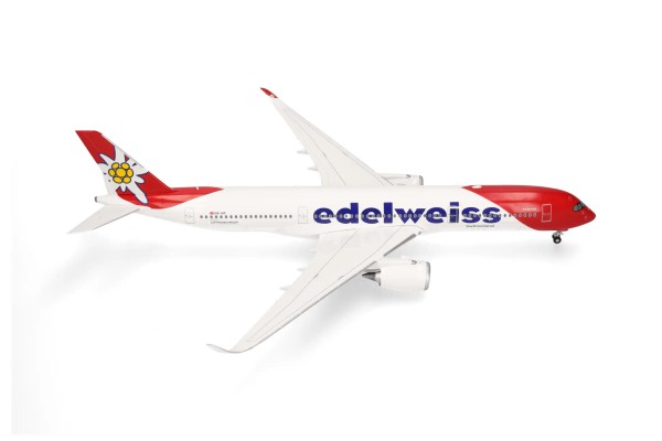 Herpa Wings Airbus A350-900 Edelweiss "Piz Bernina" HB-IHF 1:200 Modellflugzeug
