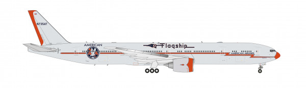 Herpa Wings Boeing 777-300ER American "Flagship Heritage" N735AT 1:200 Modellflugzeug