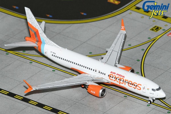 GeminiJets Boeing 737-MAX8 Air India VT-BXA 1:400 Modellflugzeug